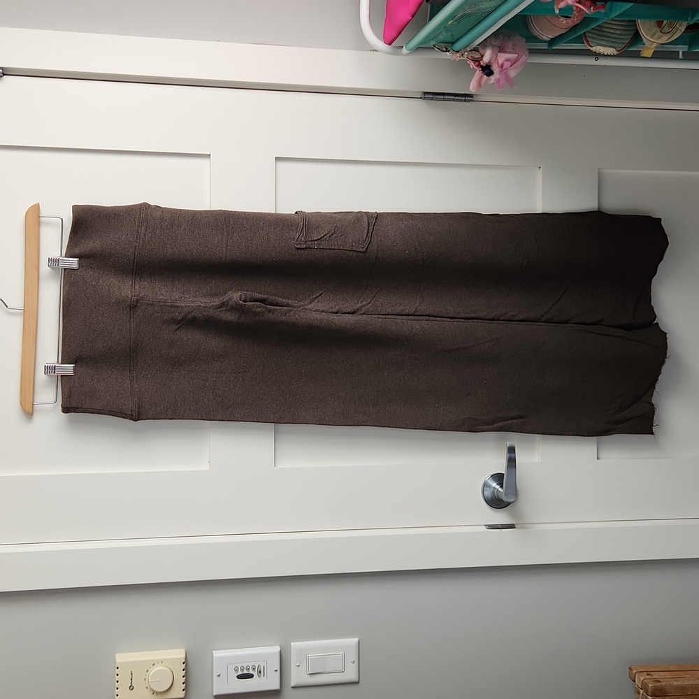 High rise bamboo pocket pant flare pants